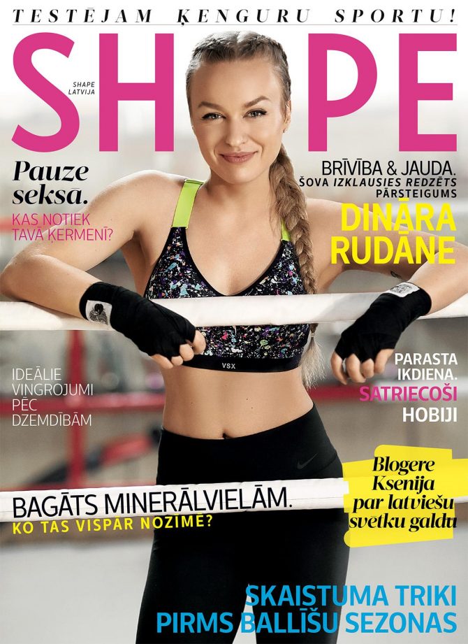 SHAPE magazine Latvia cover