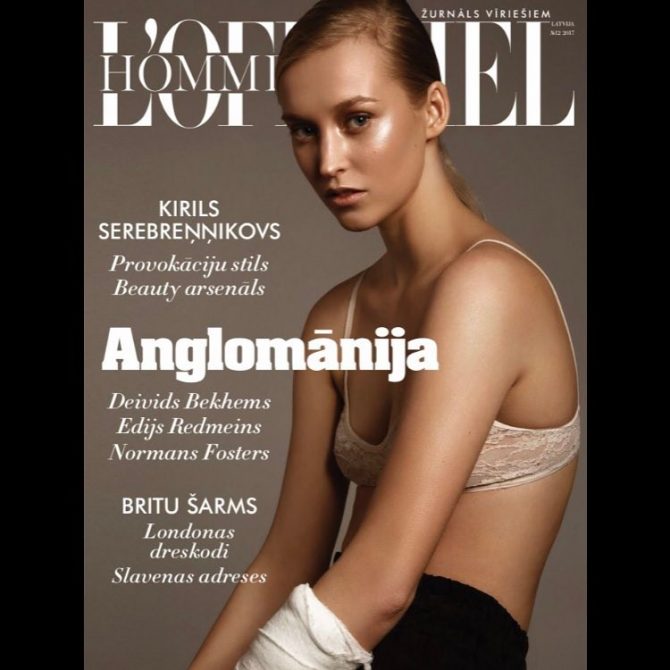 L’OFFICIEL Hommes Latvija cover & cover story